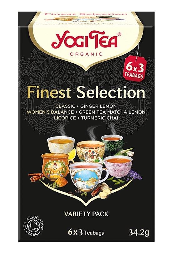 Yogi Tea Βιολογικό Τσάι Ποικιλία Τσαγιών 18 Φακελάκια